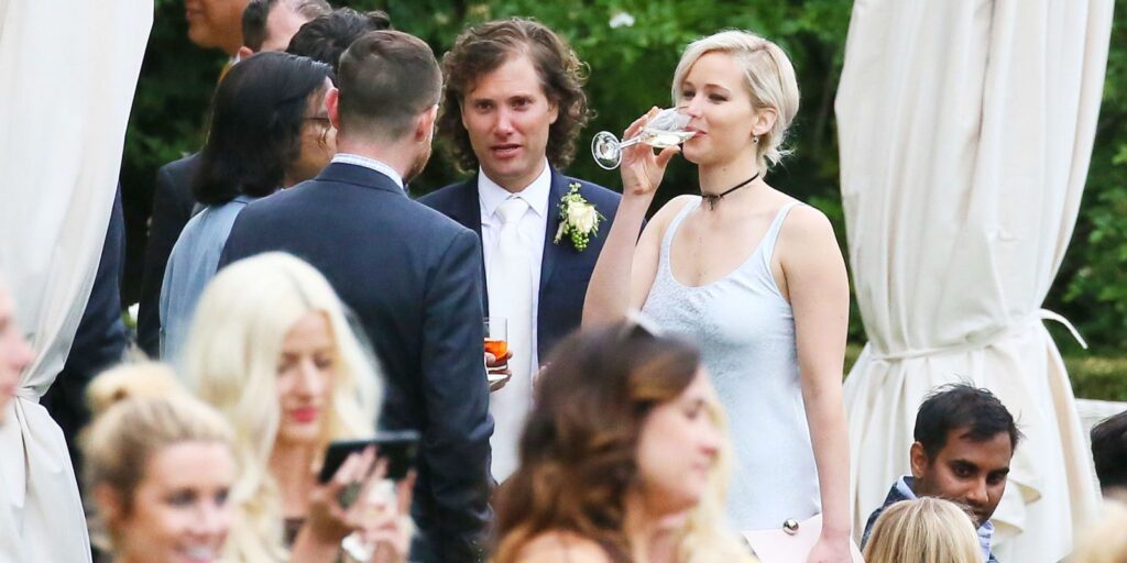 jennifer lawrence wedding guests