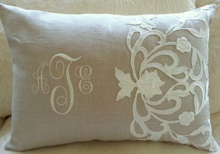 wedding memory pillow from old wedding dress